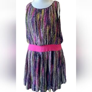 Eliza J pleated pleated dress